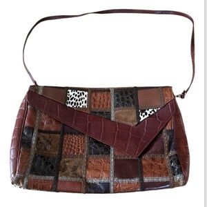 STEFANO vintage leather shoulder bag